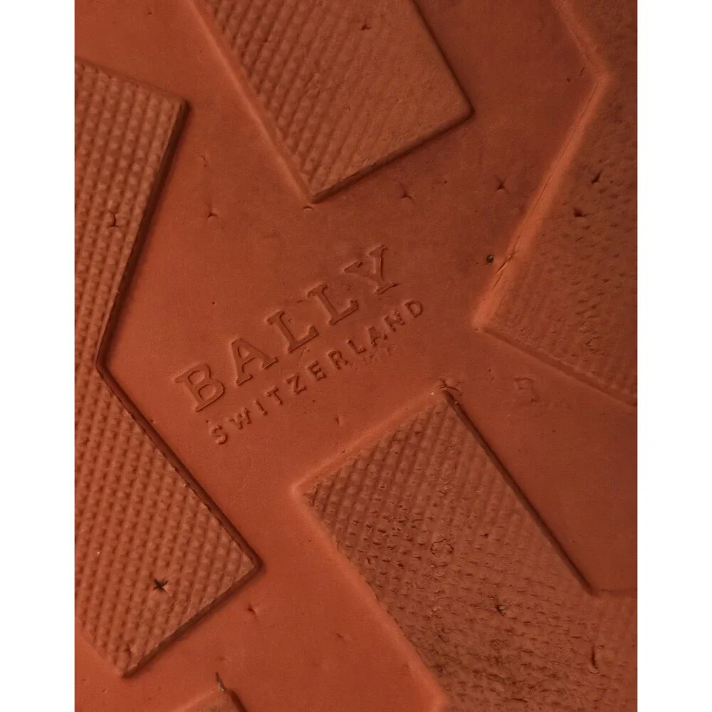 Bally 1851 Orange Rubber Sandal Slides Slippers Size 9 Neon Pool Beach Dopamine